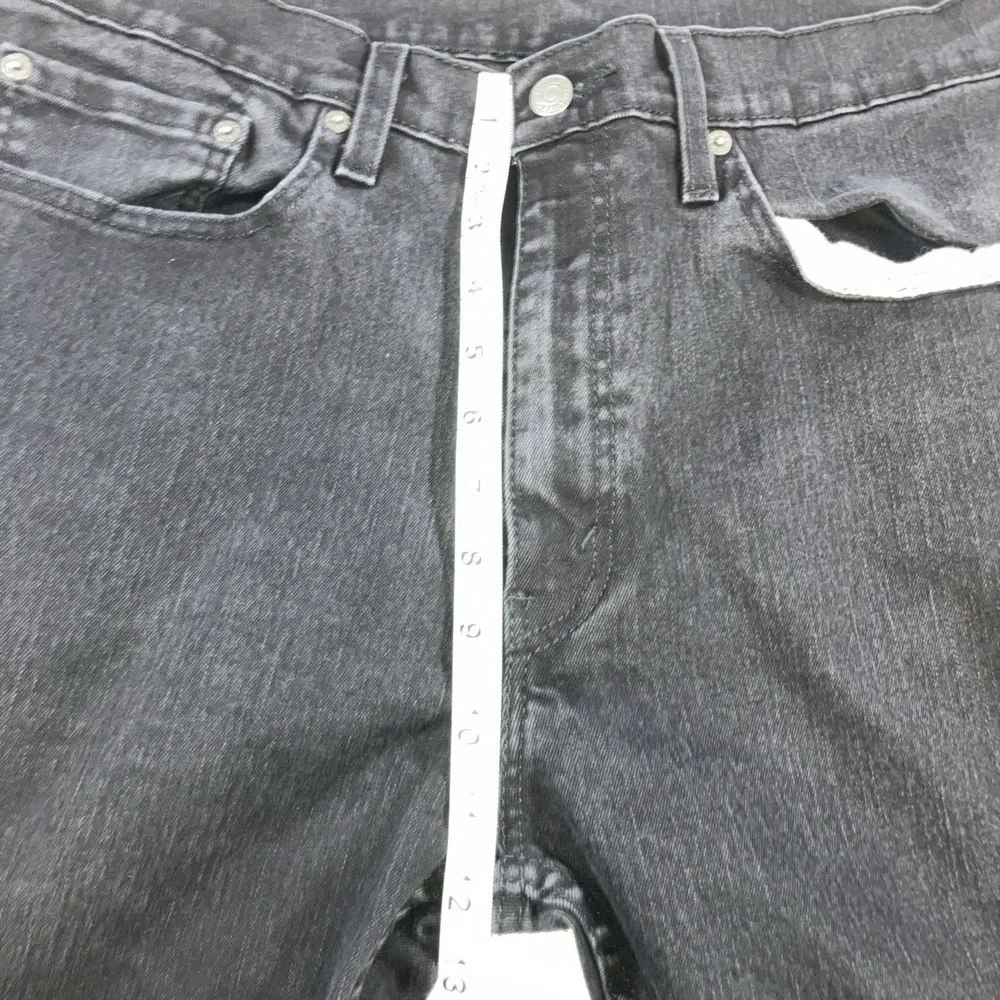 Levi's 527 Jeans Mens 36x34 Black Slim Bootcut Stretch Denim